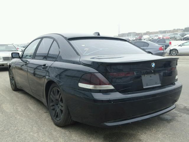 WBAGL63535DP75163 - 2005 BMW 745 I BLACK photo 3