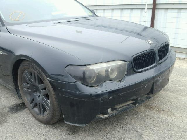 WBAGL63535DP75163 - 2005 BMW 745 I BLACK photo 9