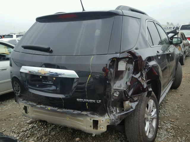 2GNALDEK8D6265959 - 2013 CHEVROLET EQUINOX LT BLACK photo 4