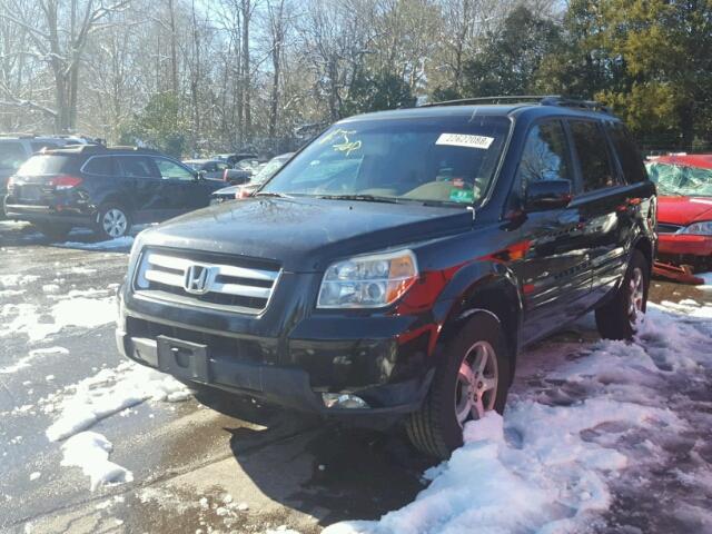 5FNYF18778B001992 - 2008 HONDA PILOT EXL BLACK photo 2