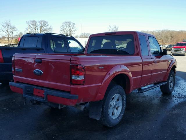 1FTZR45E06PA29216 - 2006 FORD RANGER SUP RED photo 4