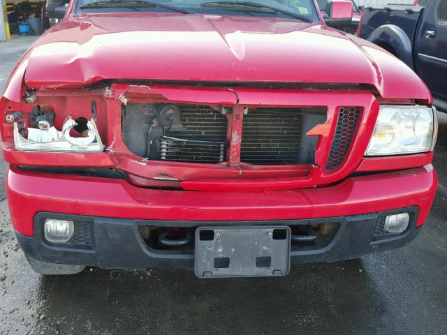 1FTZR45E06PA29216 - 2006 FORD RANGER SUP RED photo 9