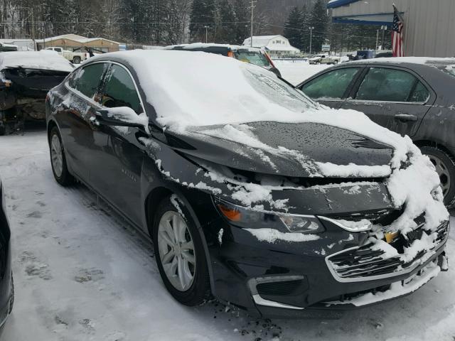 1G1ZE5ST1HF213585 - 2017 CHEVROLET MALIBU LT BLACK photo 1