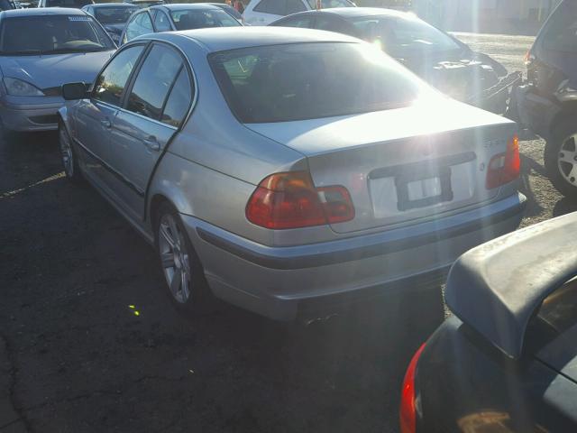 WBAAV53411FJ67352 - 2001 BMW 330 I SILVER photo 3