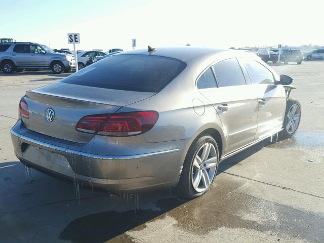 WVWBN7AN6DE550115 - 2013 VOLKSWAGEN CC SPORT GRAY photo 4