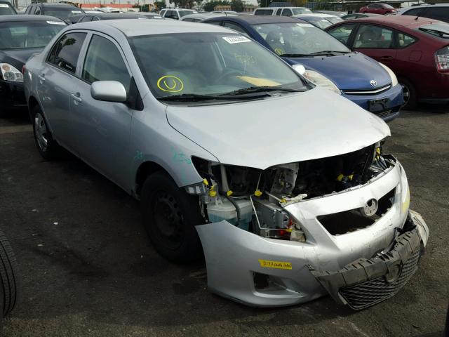 1NXBU4EE2AZ185117 - 2010 TOYOTA COROLLA BA SILVER photo 1