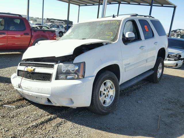 1GNSCAE06ER166645 - 2014 CHEVROLET TAHOE C150 WHITE photo 2