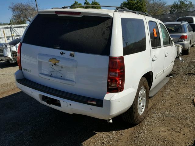 1GNSCAE06ER166645 - 2014 CHEVROLET TAHOE C150 WHITE photo 4