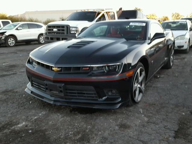 2G1FK1EJ3F9249427 - 2015 CHEVROLET CAMARO 2SS BLACK photo 2