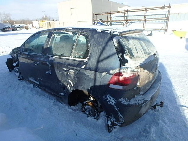 WVWDA7AJ7CW281181 - 2012 VOLKSWAGEN GOLF BLUE photo 3