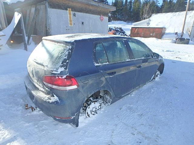 WVWDA7AJ7CW281181 - 2012 VOLKSWAGEN GOLF BLUE photo 4