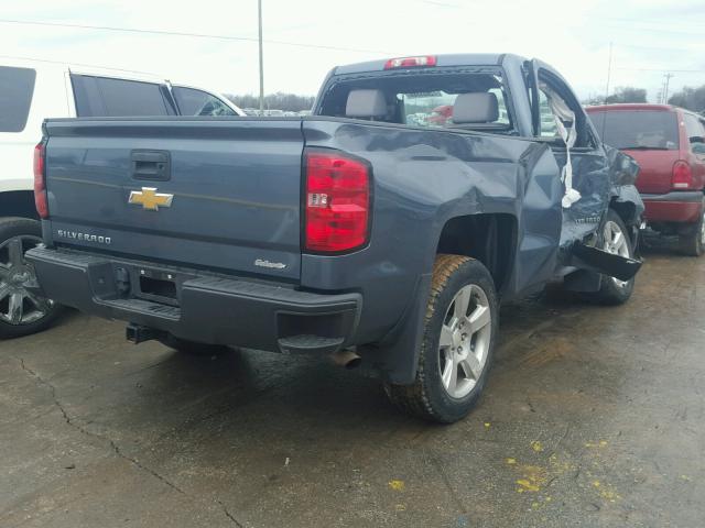 1GCNCPEH2EZ364346 - 2014 CHEVROLET SILVERADO BLUE photo 4