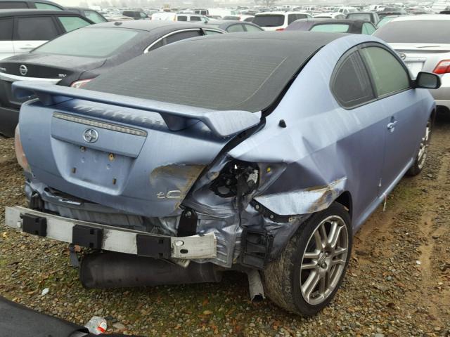 JTKDE167180236609 - 2008 SCION TC BLUE photo 4