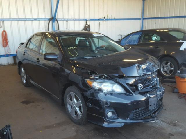 5YFBU4EE4CP038124 - 2012 TOYOTA COROLLA BA BLACK photo 1