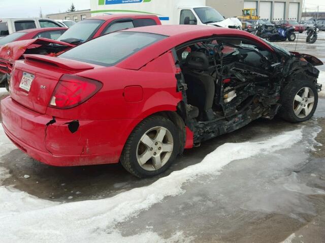 1G8AV15B17Z184824 - 2007 SATURN ION LEVEL RED photo 4