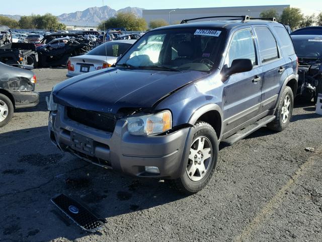 1FMYU93173KC88684 - 2003 FORD ESCAPE XLT BLUE photo 2