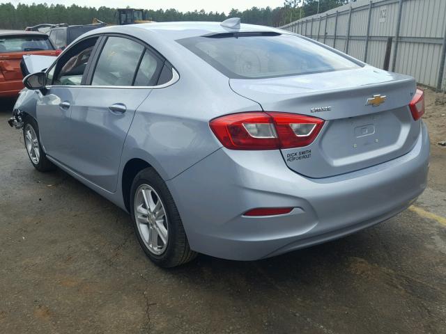 1G1BE5SM1H7148869 - 2017 CHEVROLET CRUZE LT SILVER photo 3