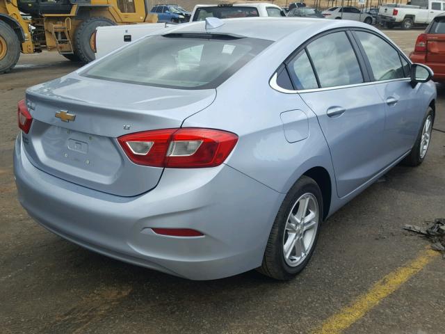 1G1BE5SM1H7148869 - 2017 CHEVROLET CRUZE LT SILVER photo 4