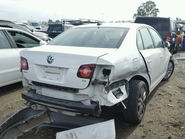 3VWAL71K59M085722 - 2009 VOLKSWAGEN JETTA TDI WHITE photo 4