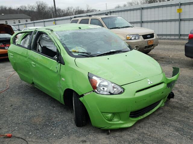 ML32A3HJ5EH003315 - 2014 MITSUBISHI MIRAGE DE GREEN photo 1