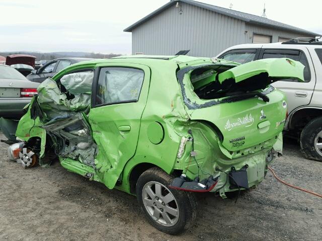 ML32A3HJ5EH003315 - 2014 MITSUBISHI MIRAGE DE GREEN photo 3