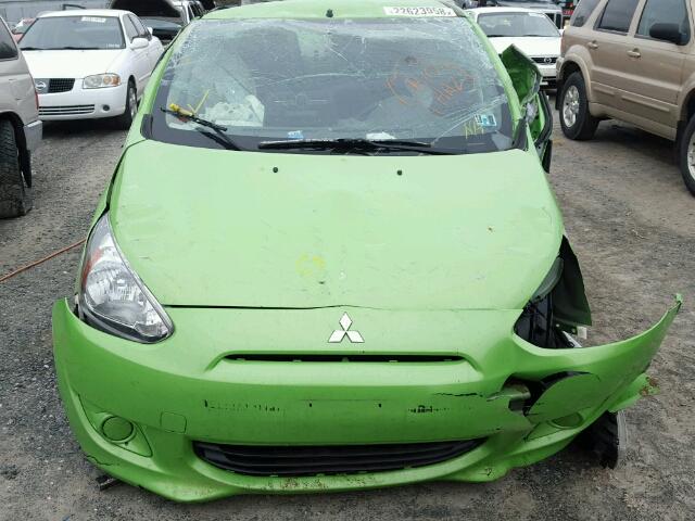 ML32A3HJ5EH003315 - 2014 MITSUBISHI MIRAGE DE GREEN photo 7