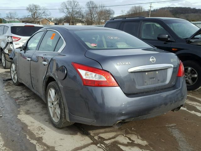 1N4AA51E09C846512 - 2009 NISSAN MAXIMA S GRAY photo 3