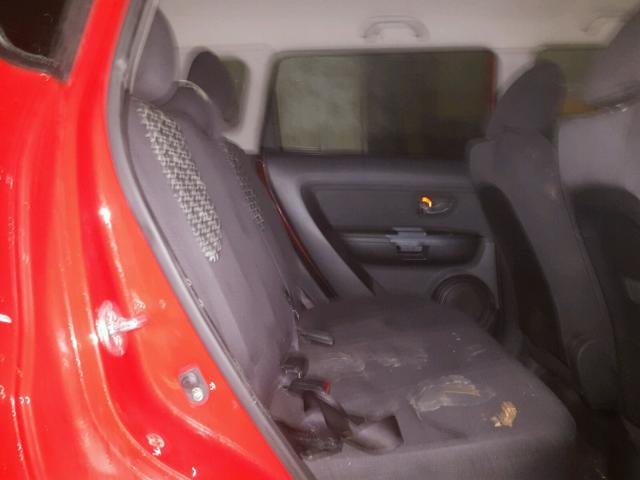 KNDJT2A28B7238213 - 2011 KIA SOUL + RED photo 6