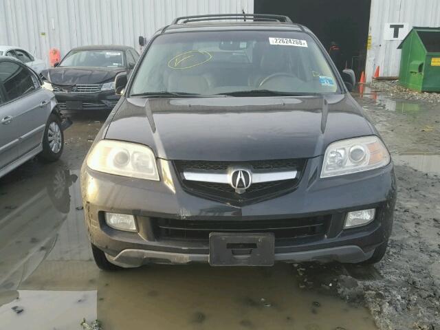 2HNYD186X5H546940 - 2005 ACURA MDX TOURIN BLACK photo 9