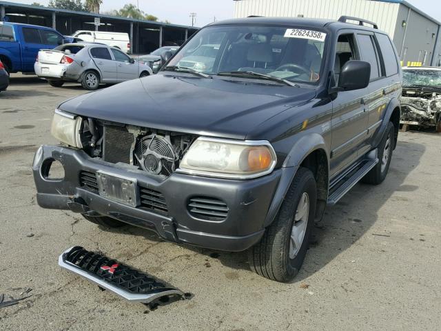 JA4LS31H61P030104 - 2001 MITSUBISHI MONTERO SP BLACK photo 2