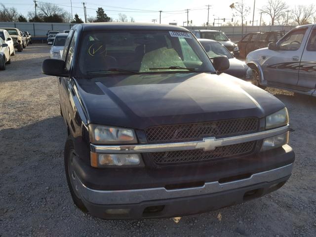 2GCEC19V551394284 - 2005 CHEVROLET SILVERADO BLUE photo 1