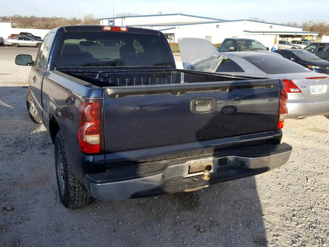 2GCEC19V551394284 - 2005 CHEVROLET SILVERADO BLUE photo 3