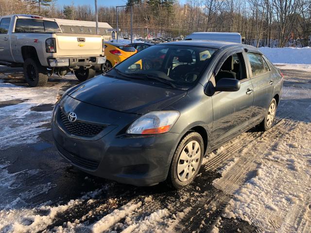 JTDBT4K33A1363712 - 2010 TOYOTA YARIS GRAY photo 2