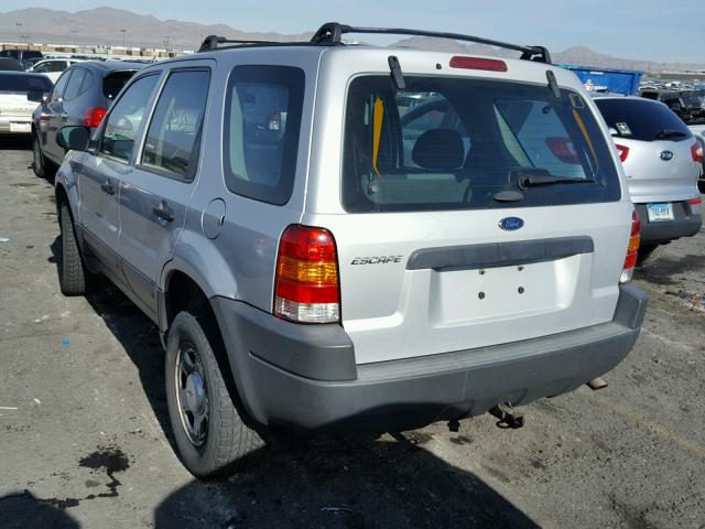 1FMYU92154KB63301 - 2004 FORD ESCAPE XLS GRAY photo 3