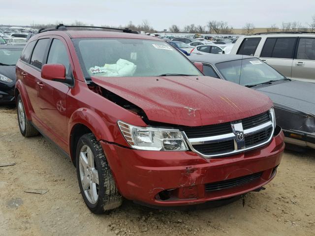 3D4PG5FV0AT104313 - 2010 DODGE JOURNEY SX RED photo 1