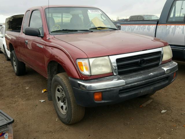 4TAWM72N1XZ436373 - 1999 TOYOTA TACOMA XTR MAROON photo 1