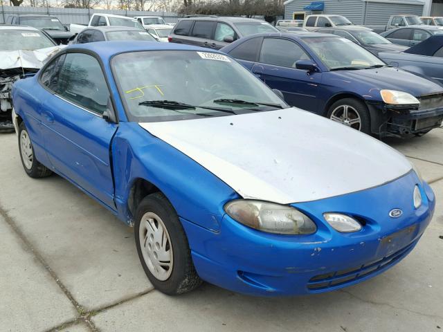 3FAKP1136YR121734 - 2000 FORD ESCORT ZX2 BLUE photo 1