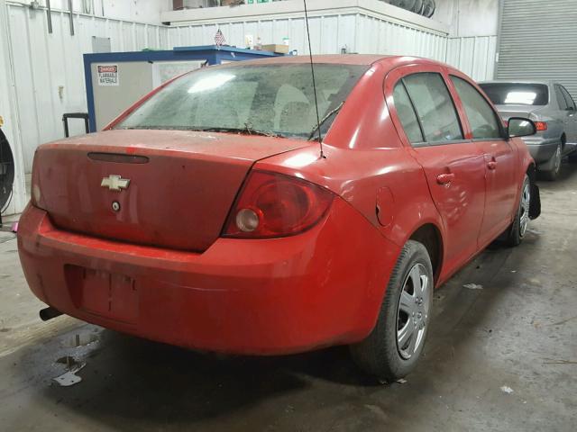 1G1AK58F287318976 - 2008 CHEVROLET COBALT LS RED photo 4