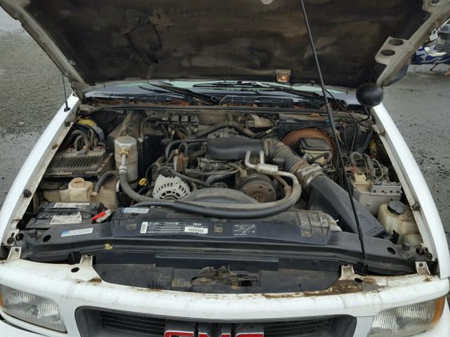 1GTCS19W4T8525220 - 1996 GMC SONOMA WHITE photo 7