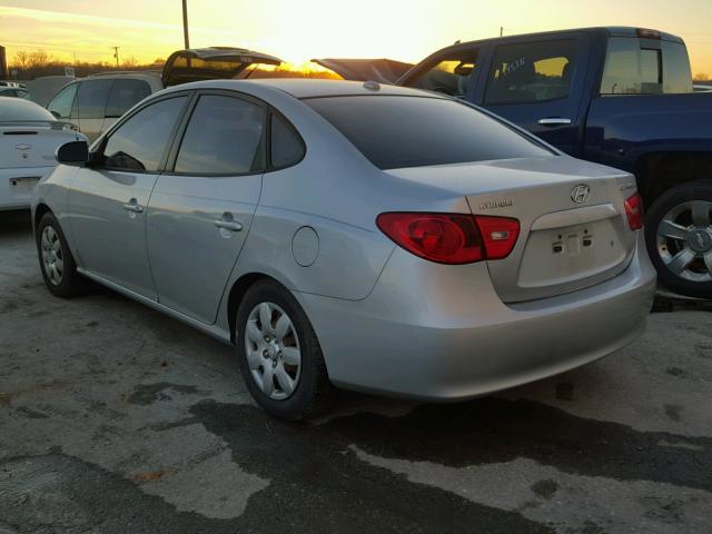 KMHDU46D38U545102 - 2008 HYUNDAI ELANTRA GL SILVER photo 3