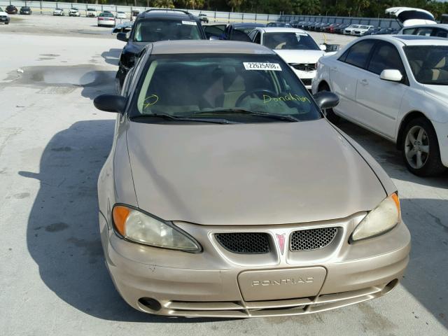 1G2NE52F24M565195 - 2004 PONTIAC GRAND AM S BEIGE photo 9