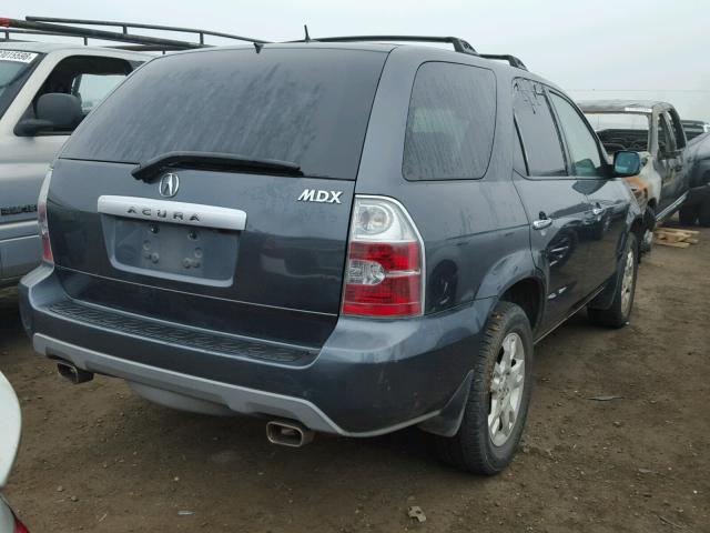 2HNYD18846H550677 - 2006 ACURA MDX TOURIN BLUE photo 4