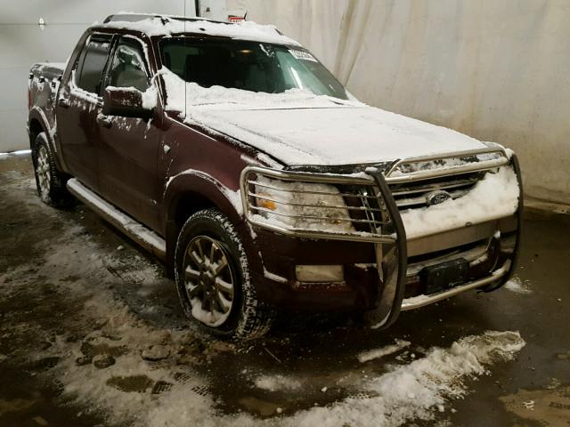 1FMEU53817UA04405 - 2007 FORD EXPLORER S MAROON photo 1