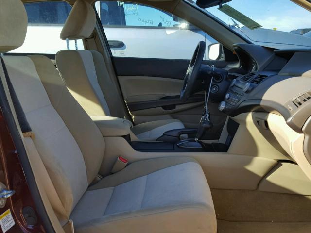 1HGCP26389A075964 - 2009 HONDA ACCORD LX BURGUNDY photo 5