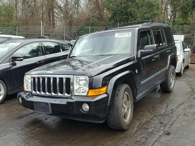 1J8HG48P67C693424 - 2007 JEEP COMMANDER შავი ფოტო 2