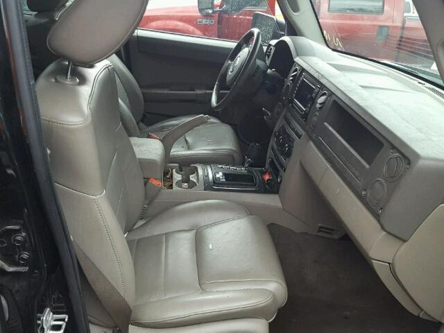 1J8HG48P67C693424 - 2007 JEEP COMMANDER შავი ფოტო 5