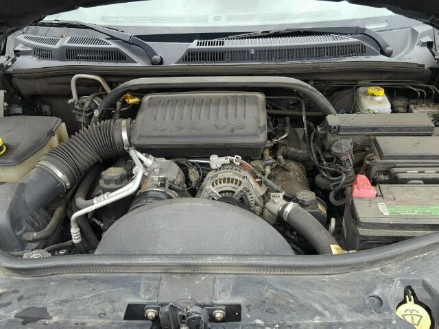 1J8HG48P67C693424 - 2007 JEEP COMMANDER შავი ფოტო 7