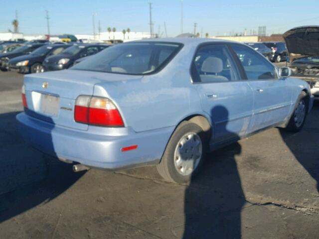 1HGCD5636VA114460 - 1997 HONDA ACCORD LX BLUE photo 4