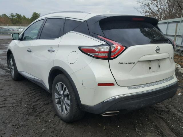 5N1AZ2MH3FN230418 - 2015 NISSAN MURANO S WHITE photo 3