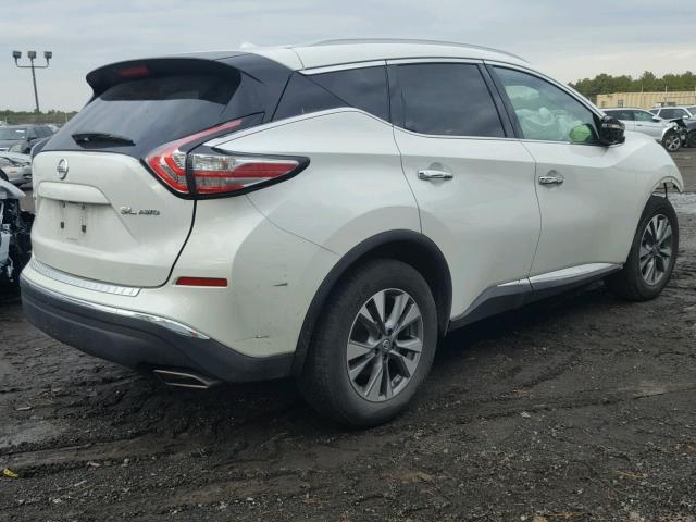 5N1AZ2MH3FN230418 - 2015 NISSAN MURANO S WHITE photo 4